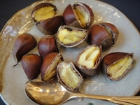 秋の味覚「栗」の収穫